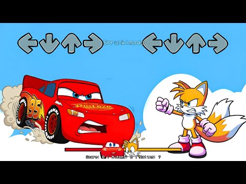 FNF Sonic All PHASES VS Pibby McQueen Sings Pony Girl | Bluey FNF Mods