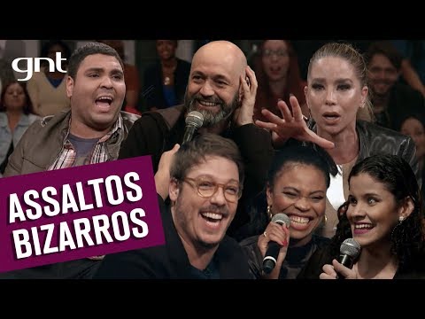 Assaltantes MUITO loucos: ataque no carro, beijão e o acompanhante | Que História É Essa, Porchat?