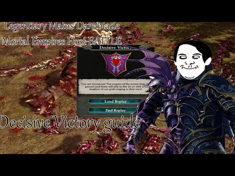 Malus Darkblade first battle guide (Mortal Empires)