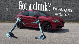 Alfa Romeo Stelvio sway bar link replacement