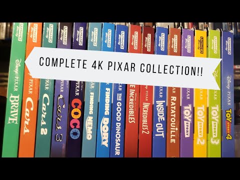 Pixar 4K Blu-ray Releases, complete collection!