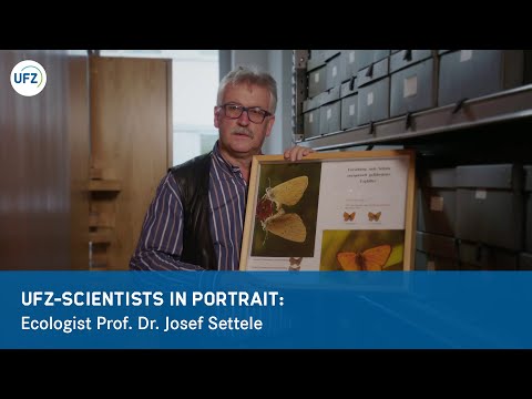 UFZ Ecologist Prof. Dr. Josef Settele in portrait