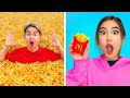Eating Only Tiny Vs Giant Foods For 24 Hours