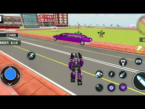 Dino Robot Transform Game - Android Gameplay