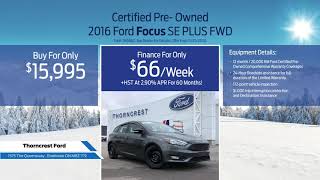 Thorncrest Ford | Certified Pre-Owned 2016 Ford Focus