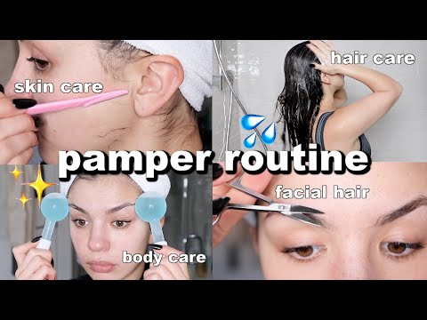 SELF CARE PAMPER ROUTINE & BEAUTY MAINTENANCE | Hair Care, Skin Care, Facial Hair, Shower Routine