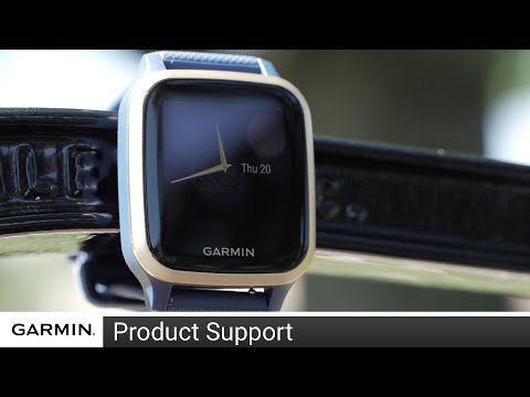 Išmanusis laikrodis Garmin Venu Sq, Violetinės spalvos video