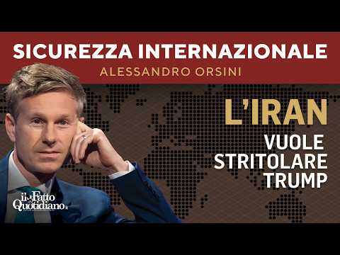 L'Iran vuole stritolare Trump. La diretta con Alessandro Orsini