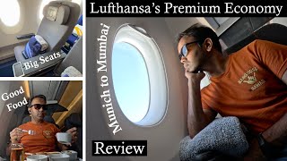 Lufthansa Premium Economy Review ✈️ Munich to Mumbai | Full Hindi Flight Experience