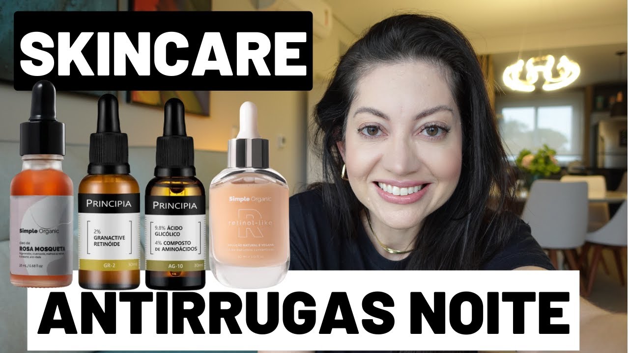 ⭐Ritual Noturno de Skincare: Os Segredos do Granactive, Ácido Glicólico e Óleo de Rosa Mosqueta!