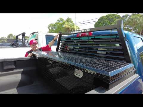 UWS Tool Box & Back Rack Headache Rack on Chevy Silverado review by C&H Auto Accessories