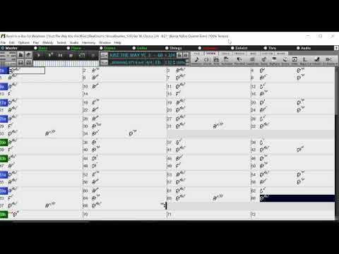 BACKING TRACK - JUST THE WAY YOU ARE (Eb) 132 BPM BOSSA