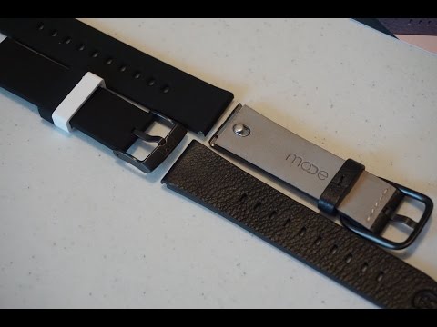 Putting on Android Wear's MODE bands