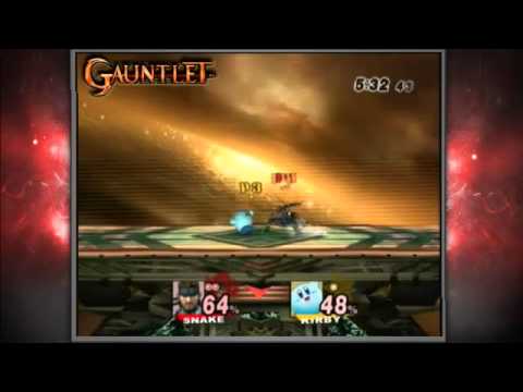 SSBB SD Smash Presents: The Gauntlet - A.C.(Snake) vs Eclipse(Kirby) Pools