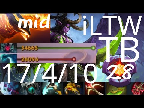 iLTW Terrorblade vs Morphling, Storm Spirit, Night Stalker - blink, hex - dota2