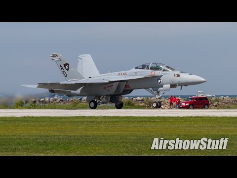 US Navy F/A-18F Super Hornet Low Transition Departure