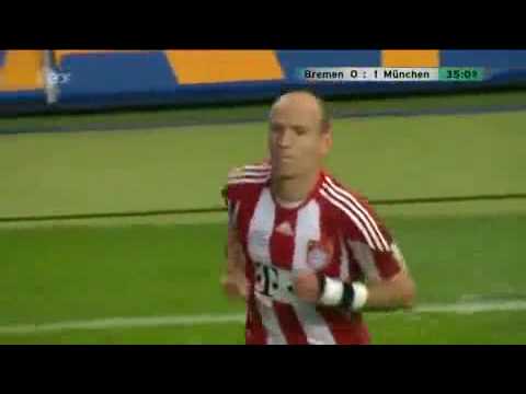 DFB Pokal Finale 2010- Bayern München vs Werder Bremen 4-0 (Higlights, Elfmeter, Robben)