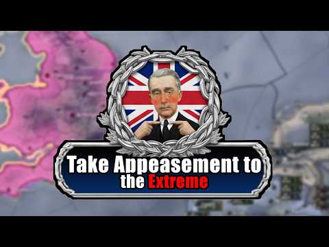I Tried the 'Take Appeasement to the Extreme' Challenge in HOI4...