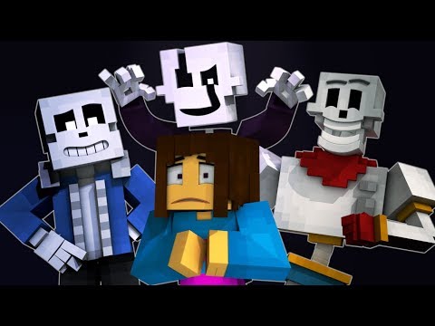 "Way Deeper Down" | Undertale Animated Minecraft Music Video [Song by The Stupendium]