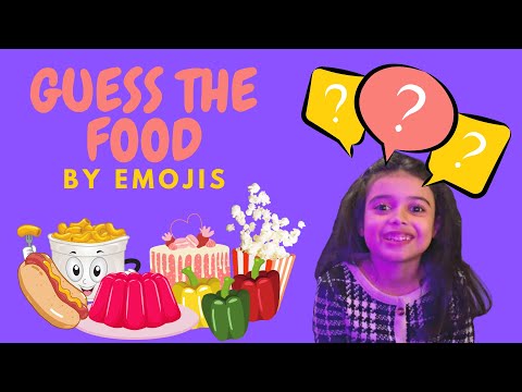 Guess The Food by Emoji CHALLENGE |  NonStop Azmina