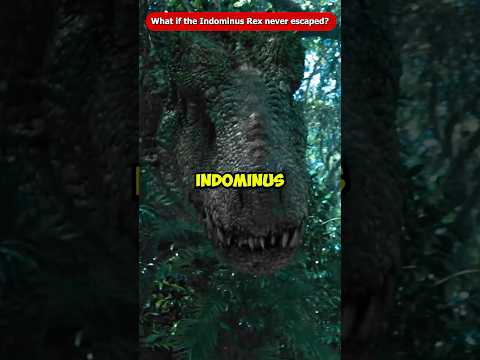 What if the Indominus Rex Never Escaped in Jurassic world? #Shorts #Viral Rebirth
