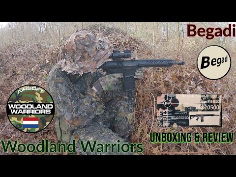 Airsoft Begadi Sport Line MOD25 Burk BR10 Unboxing & Review