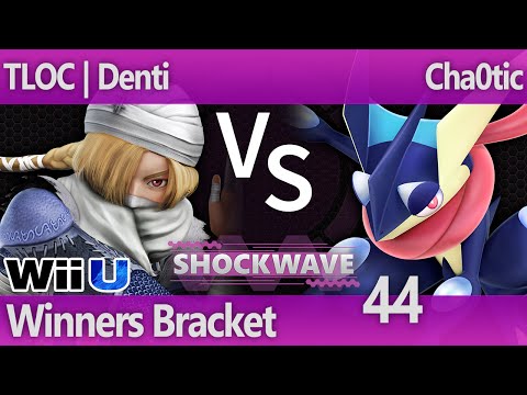 SW 44 Smash 4 - TLOC | Denti (Sheik) vs Cha0tic (Greninja) - Winners Bracket
