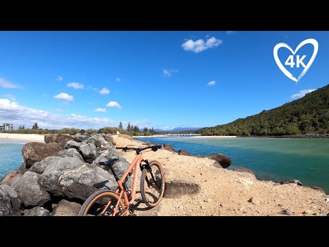 Epic 80km Virtual Bike Ride On An Epic Bike - Gold Coast Australia - 3hrs Of Ocean Views