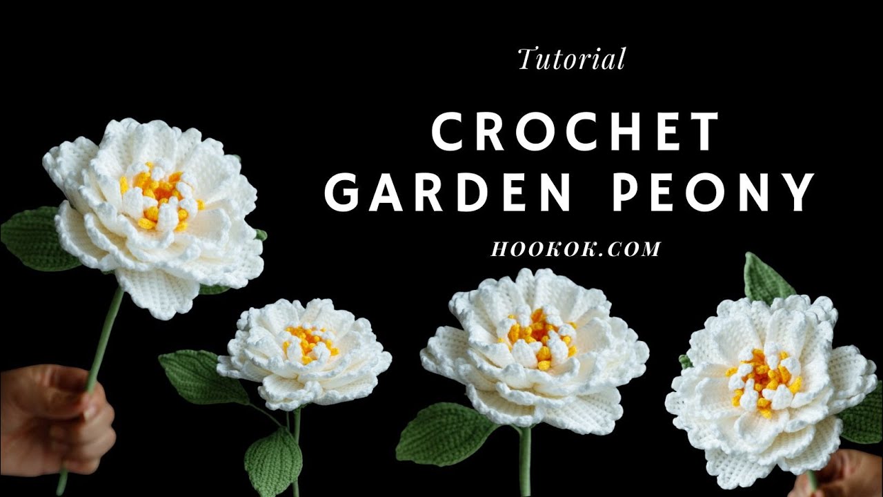 Crochet Garden Peony - Paid Tutorial