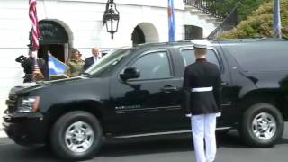 Recibimiento del presidente Donald Trump al presidente Mauricio Macri