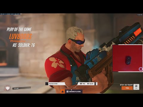18K DMG! HUGE BUFF SOLDIER 76! GALE INSANE SOLDIER 76 OVERWATCH 2 SEASON 5 TOP 500
