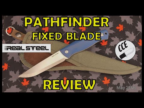 Real Steel Knives PATHFINDER Fixed Blade -  Ivan D. Braginets Design