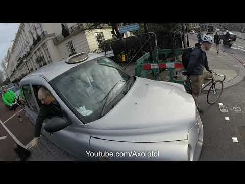 Taxi over cycle box. Racist Y/N? Regents park. Reported, No outcome. Rule 178. 03/03/2020