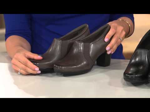 Clarks Leather Shooties w/ Goring - Promise Holly with Sandra Bennett