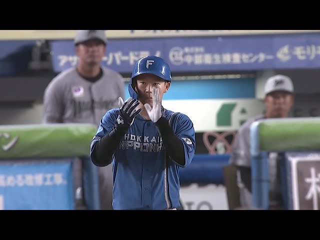 【3回表】点差をさらに広げる!! ファイターズ・矢澤宏太 一二塁間を破るタイムリーヒット!! 2025年9月4日 千葉ロッテマリーンズ 対 北海道日本ハムファイターズ