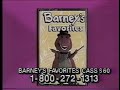 PTV PARK Pledge Program Break Ft Barney 1993