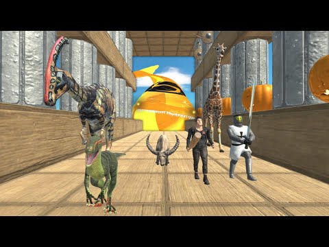 RUN FAST FROM SENTRY BLOOP IN NEW WOOD TUNNEL OF DEATH!! - Animal Revolt Battle Simulator