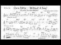 Chris Potter's Tenor Solo on "Without A Song" (Transcription) | bernie's bootlegs