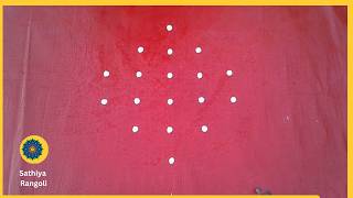 6x2 seq 381 | புரட்டாசி மாத சிறப்பு கோலம் | purattasi month special kolam |simple muggulu
