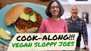 Lentil Sloppy Joes - Cook along!