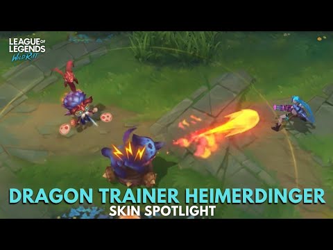 Dragon Trainer Heimerdinger Skin Spotlight | Wild Rift