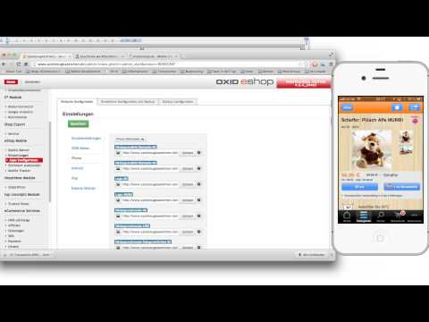 Oxid eShop Mobile Backend - Quick Walkthrough