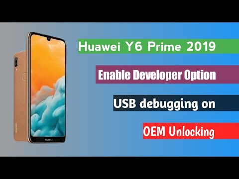 How to Enable developer Option Huawei Y6 Prime  || USB debugging || OEM unlock