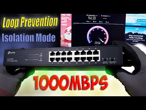 TP-Link 16 Port 10/100Mbps Fast Ethernet Switch , Desktop or Wall-Mounting , Plastic Case Ethernet Splitter , Unshielded Network Switch , Plug and Play , Fanless Quiet , Unmanaged (TL-SF1016D) video review thumbnail
