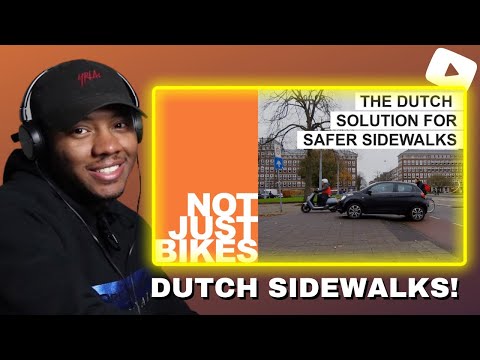 The Dutch Solution for Safer Sidewalks - Continuous Sidewalks | REACTION!