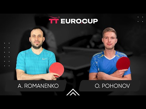 19:15 Andrii Romanenko - Oleksandr Pohonov 12.07.2024 TT Euro.Cup Ukraine Master. TABLE 3