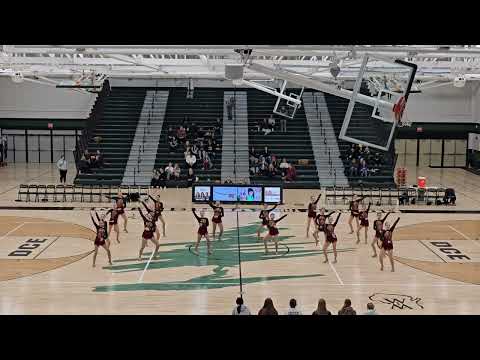 DCE Middle Gold Dance Team Basketball Performance 1-13-26 Jazz Routine