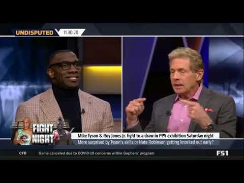 UNDISPUTED | Shannon react to Mike Tyson & Roy Jones Jr. fight to a draw in PPV