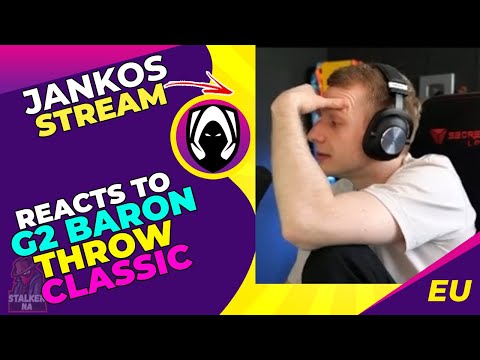 Jankos Reacts to G2 Baron THROW vs PSG 👀