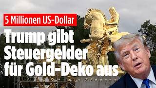 5 Millionen US-Dollar: Trump gibt Steuergelder für Gold-Deko aus